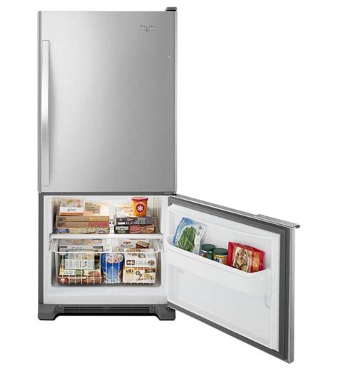 30 inch cabinet depth stainless steel refrigerator|bottom freezer refrigerator 30 depth.